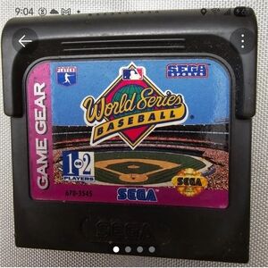 SEGA World Series Baseball Game Cartridge 1994 Authentic